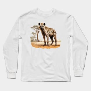 Spotted Hyena Long Sleeve T-Shirt